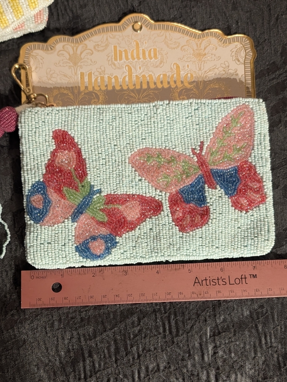 Wandering Moon & Sol and Mer Beaded Zipper Pouches 7pc Lot - Picture 15 of 16